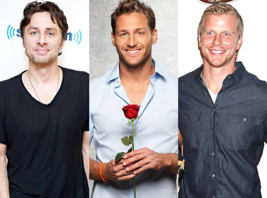 Zach Braff, Juan Pablo Galavis, Sean Lowe Zach Braff, Juan Pablo Galavis, Sean Lowe